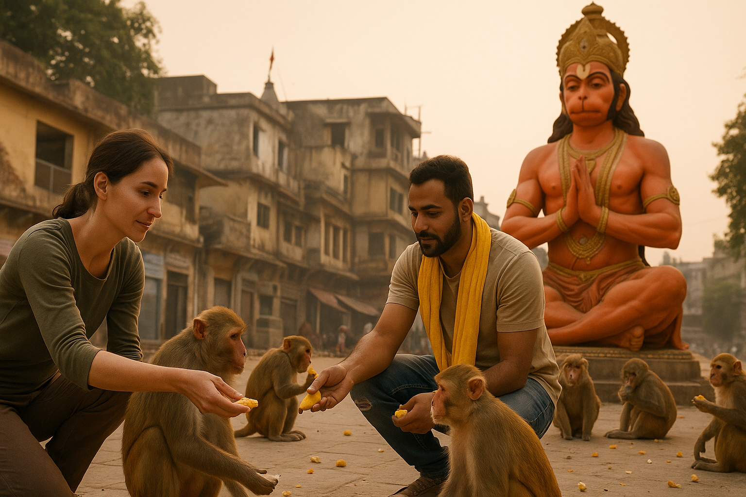 Hands for Vanars, Hearts for Hanuman: Joyful Global Vanar Seva