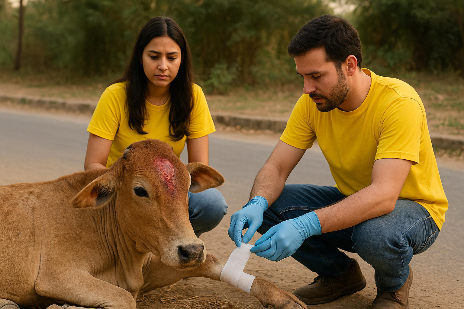 Heal Her Steps — Daan for Injured Gau Mata