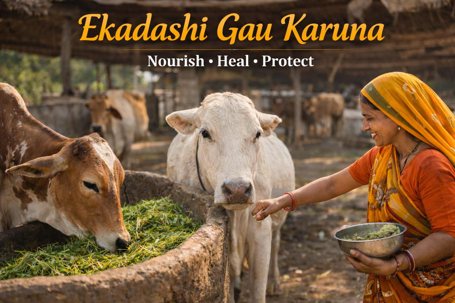 Ekadashi Gau Karuna – Nourish, Heal, Protect
