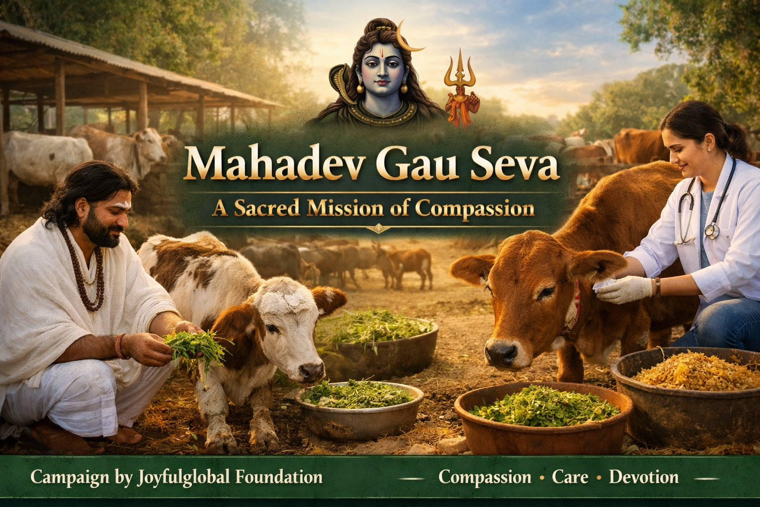 Mahadev Gau Seva – A Sacred Mission of Compassion and Care