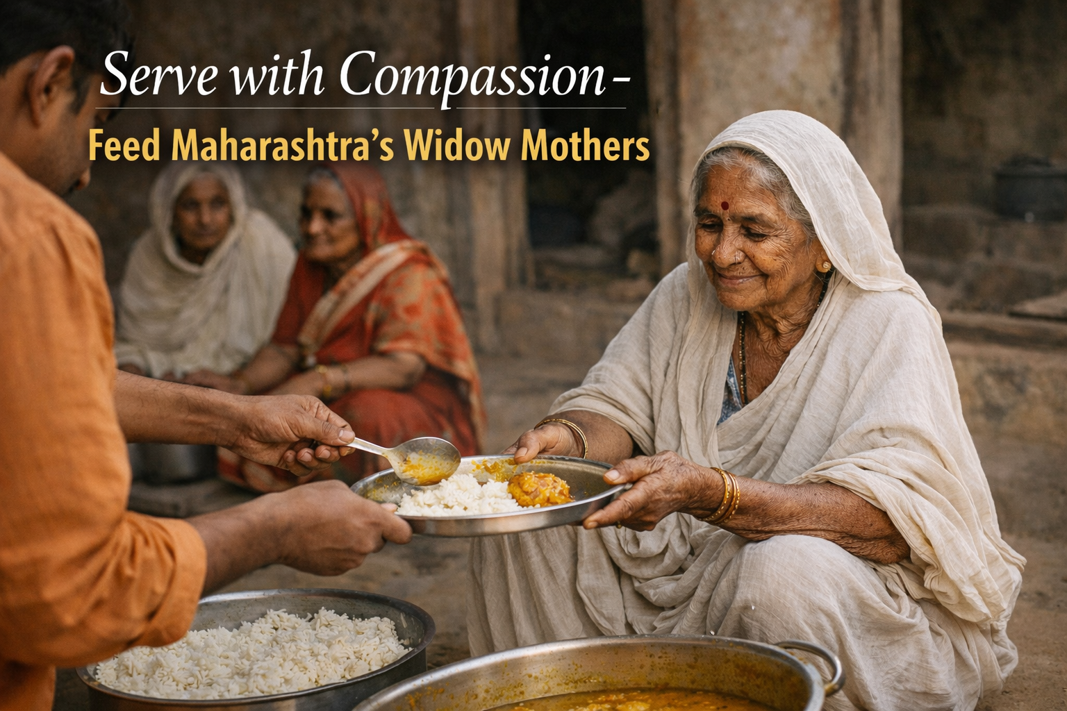 Serve with Compassion – Feed Maharashtra’s Widow Mothers