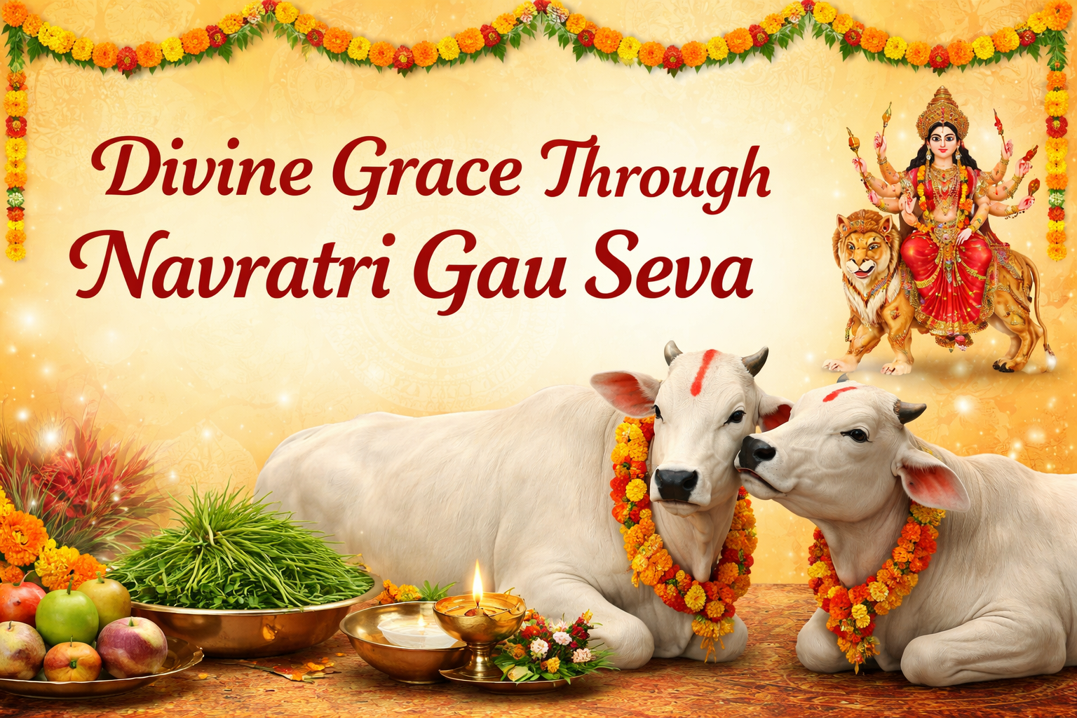 Divine Grace Through Navratri Gau Seva