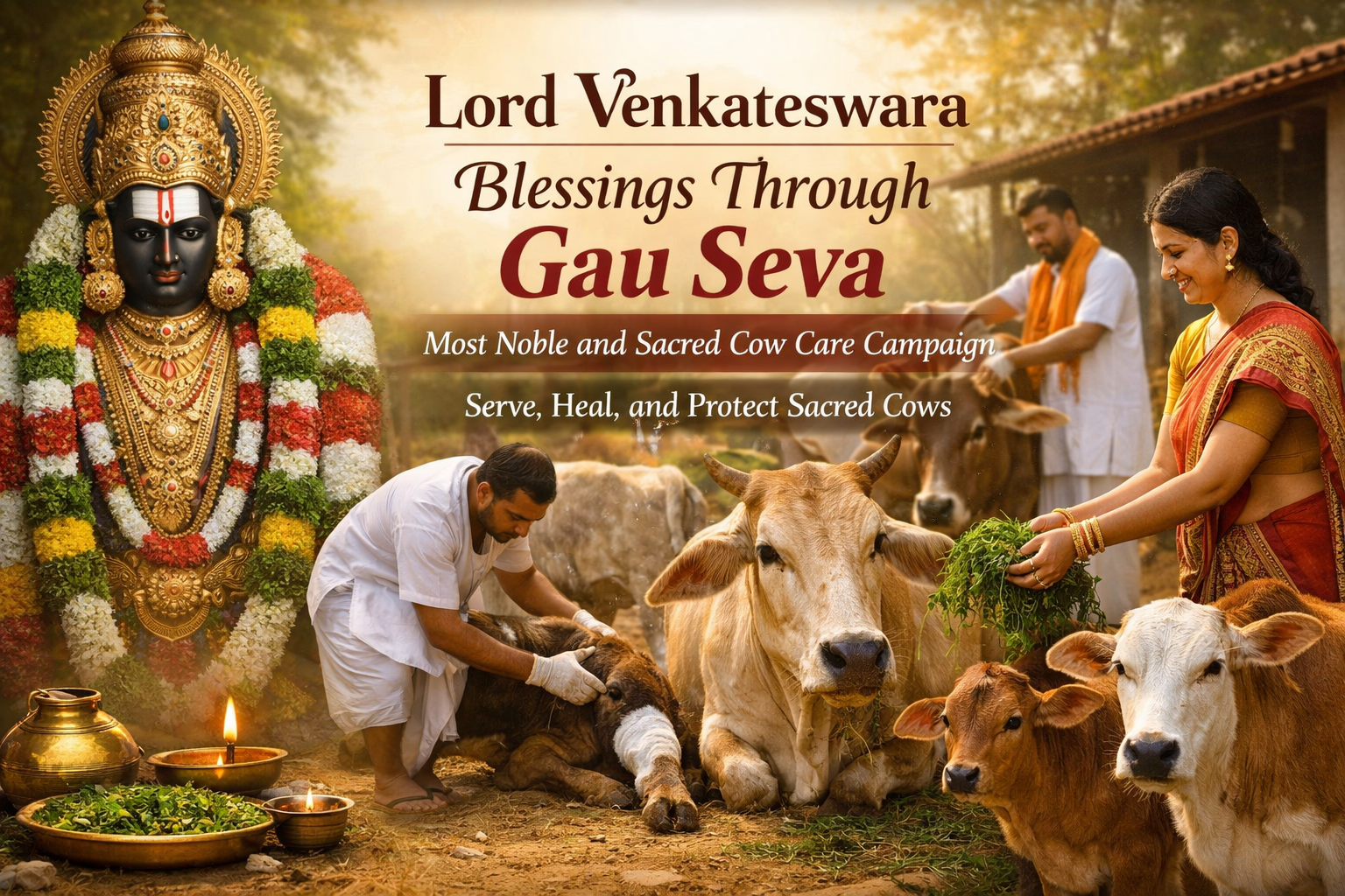 Lord Venkateswara Blessings Through Gau Seva
