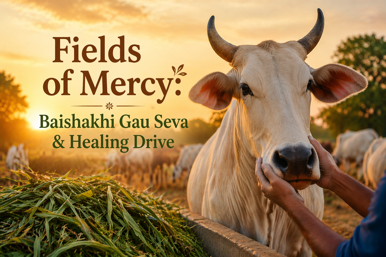 Fields of Mercy: Baishakhi Gau Seva and Healing Drive