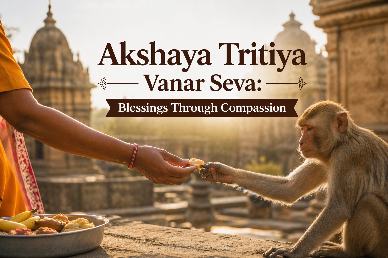 Akshay Tritiya Vanar Seva: Offering Kindness to the Sacred Companions of Nature