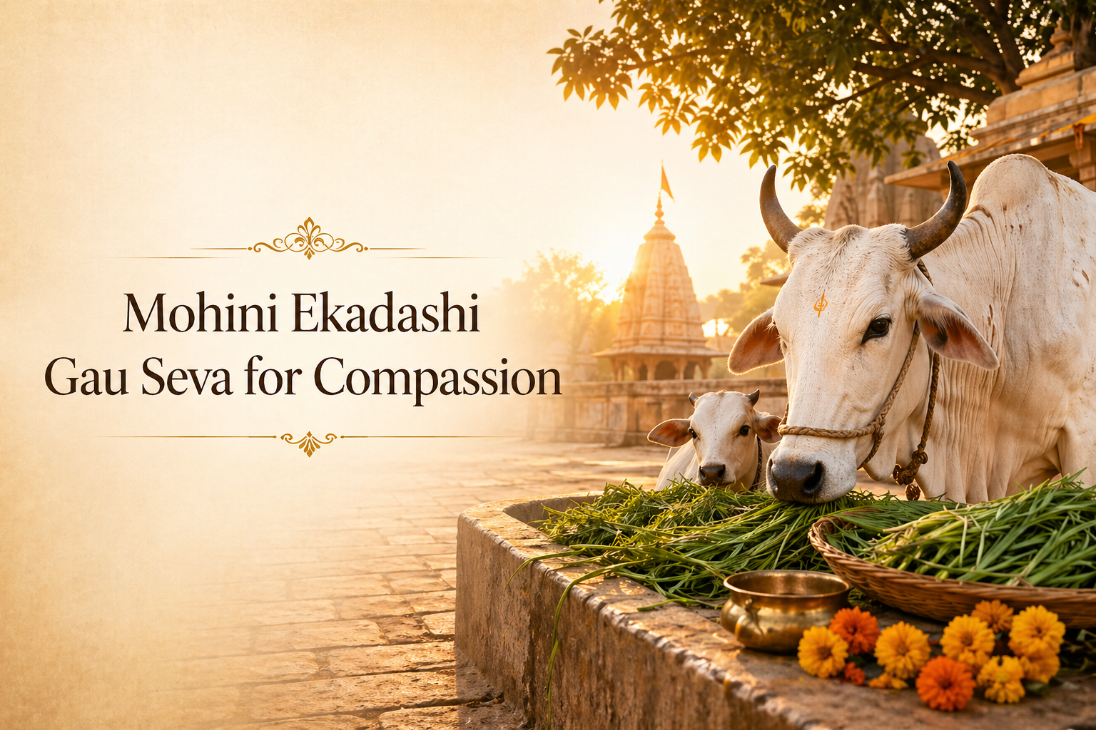 Mohini Ekadashi Gau Seva for Compassion