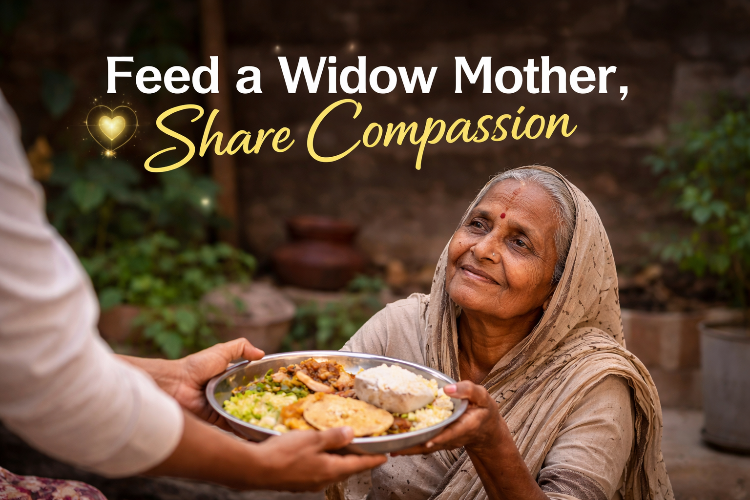 Feed a Widow Mother, Share Compassion