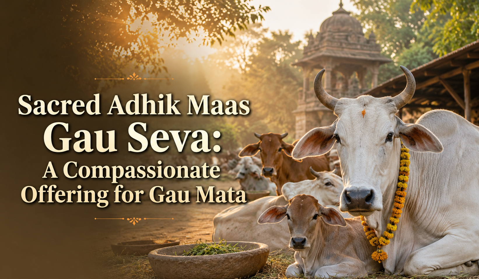 Sacred Adhik Maas Gau Seva: A Compassionate Offering for Gau Mata