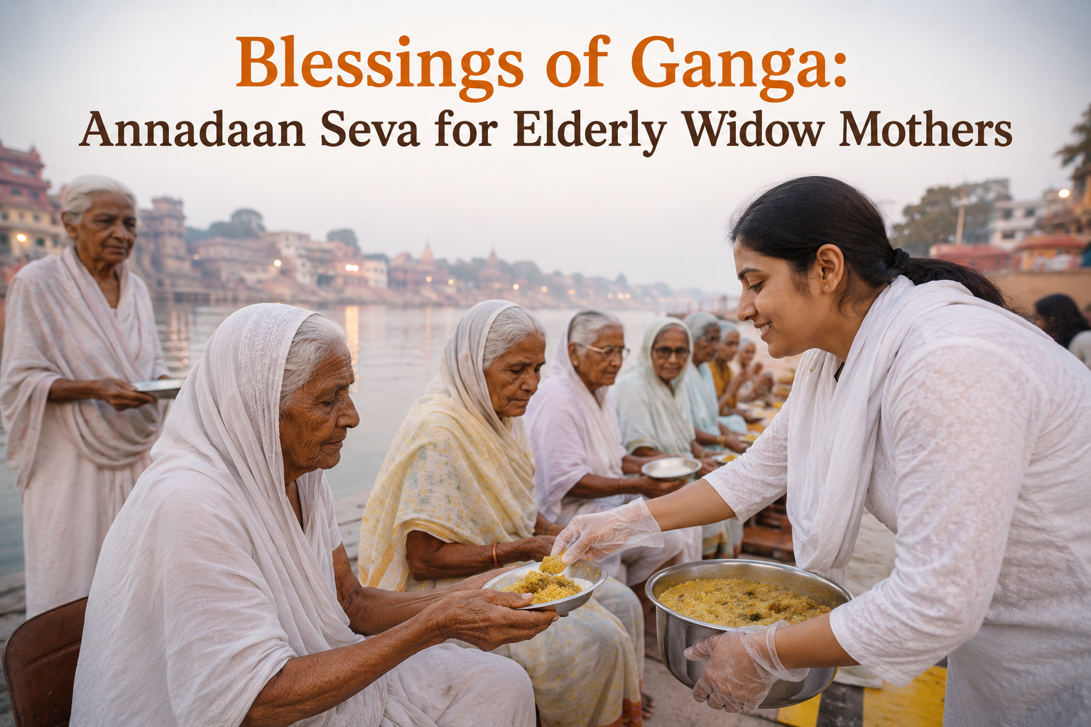 Ganga Dussehra: Feeding Mothers with Dignity