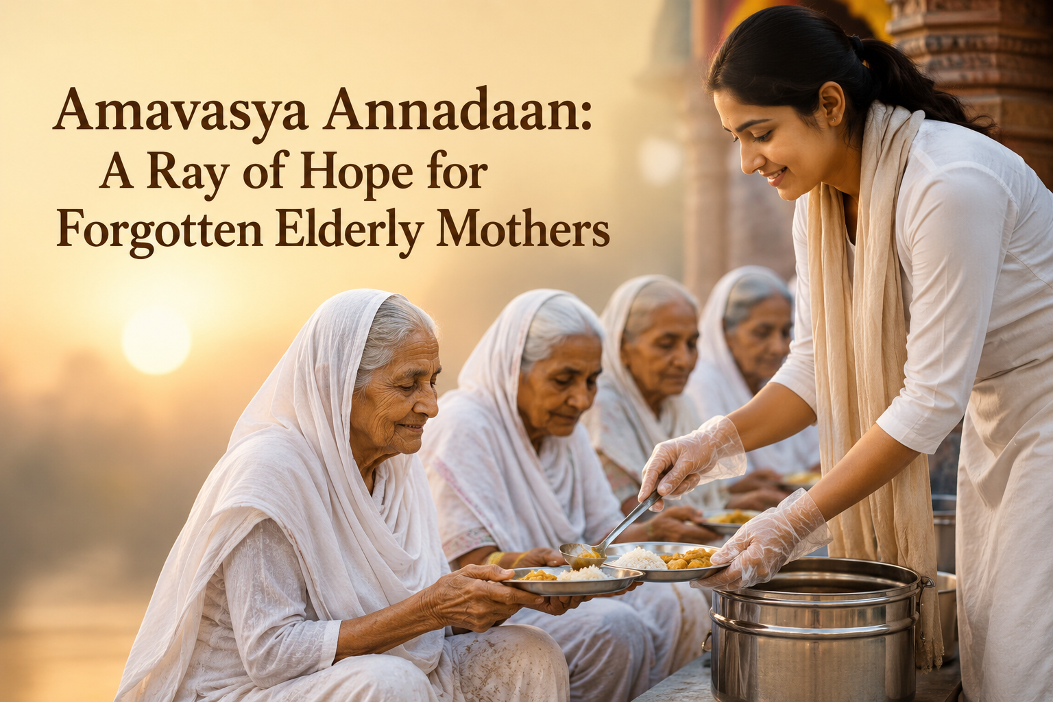 Amavasya Annadaan: A Ray of Hope for Forgotten Elderly Mothers