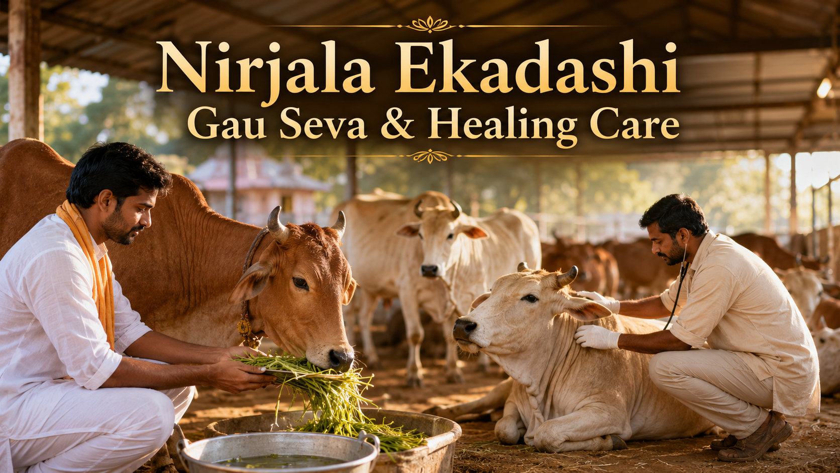 Nirjala Ekadashi Gau Seva and Healing Care
