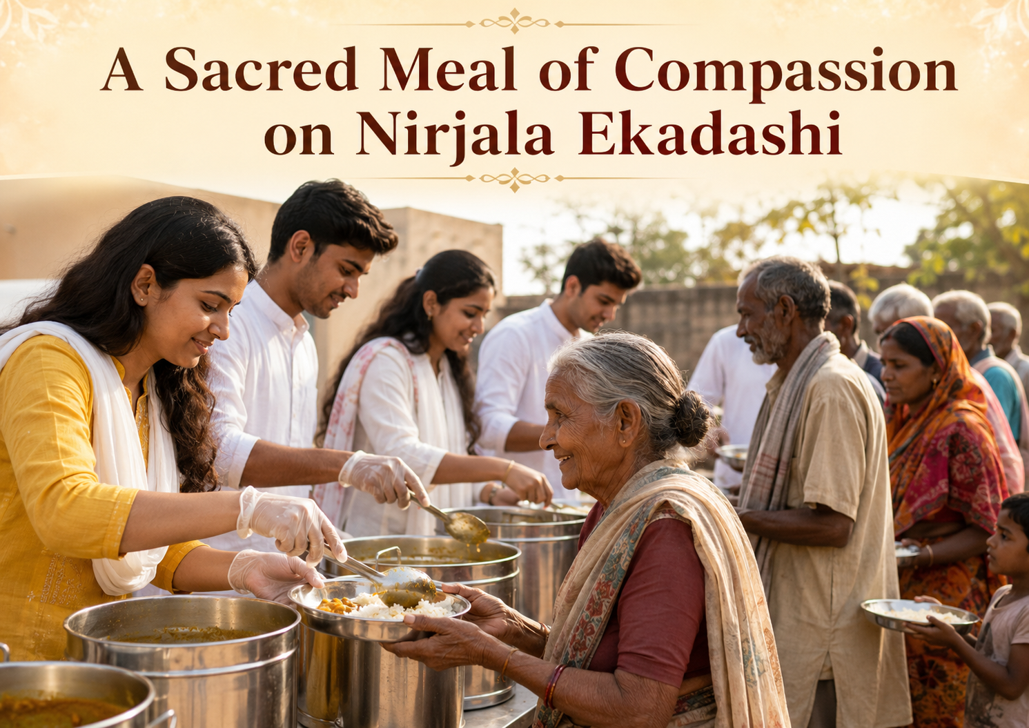 A Sacred Meal of Compassion on Nirjala Ekadashi