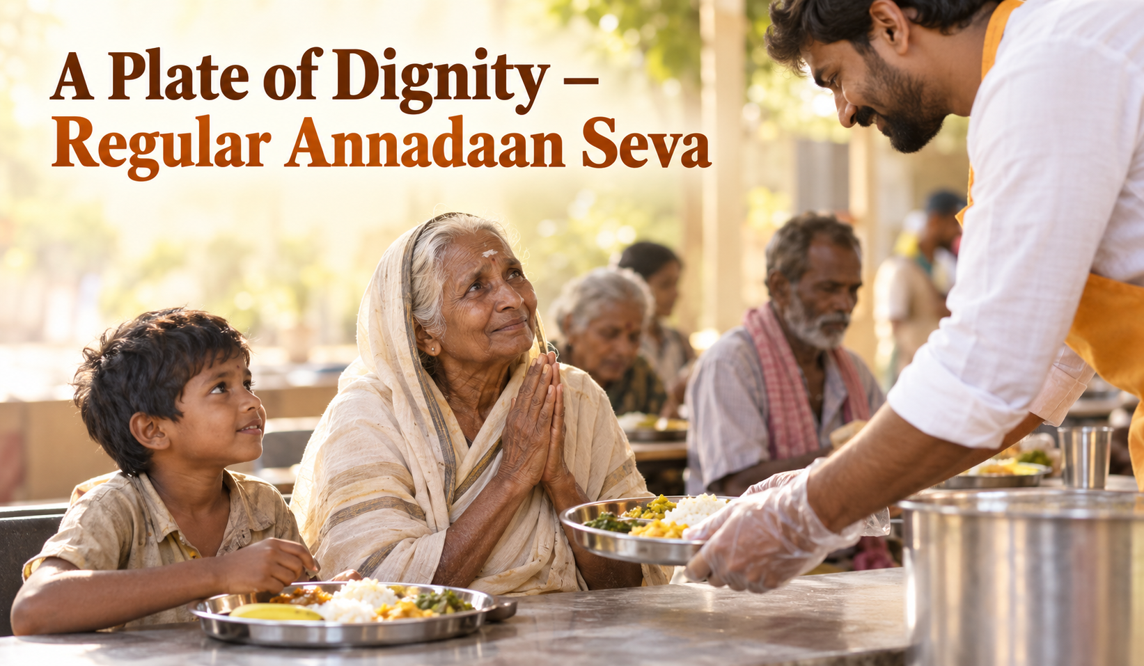 A Plate of Dignity – Regular Annadaan Seva